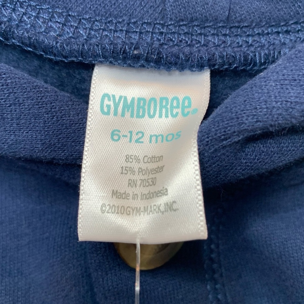 Gymboree navy and lime button sweater NWT - Picture 2 of 5